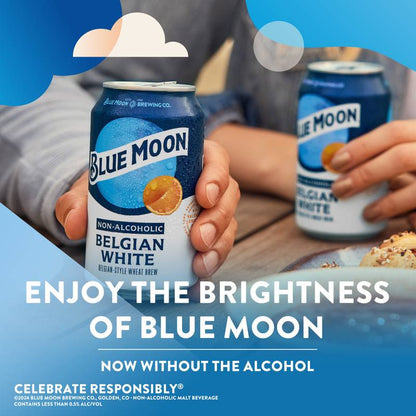 Blue Moon Non-Alcoholic Belgian Style 6pk 12oz Can