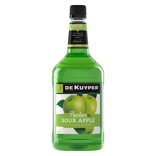 Dekuyper Sour Apple Pucker Liqueur 1.75L