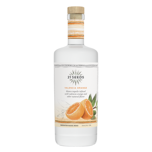 21 Seeds Valencia Orange Infused Blanco Tequila 750ml