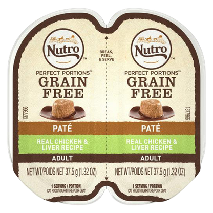 6 Ct Nutro Perfect Portions Chicken & Liver Wet Cat Food 2.6oz