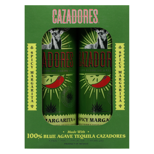 Cazadores Spicy Margarita Cocktail 4pk 12oz
