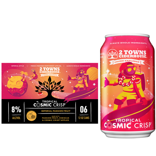 2 Towns Ciderhouse Tropical Cosmic Crisp 6pk 12oz Can 8.0% ABV