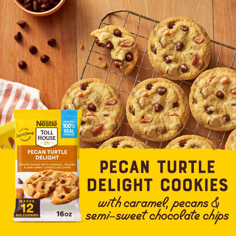 Nestle Toll House Pecan Turtle Cookie Dough - 12ct/16oz