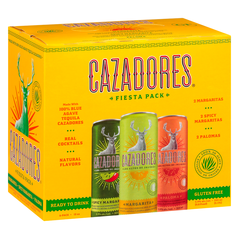 Cazadores Fiesta Variety 6pk 12oz 5.9% ABV