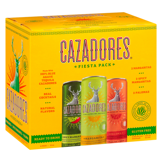 Cazadores Fiesta Variety 6pk 12oz 5.9% ABV