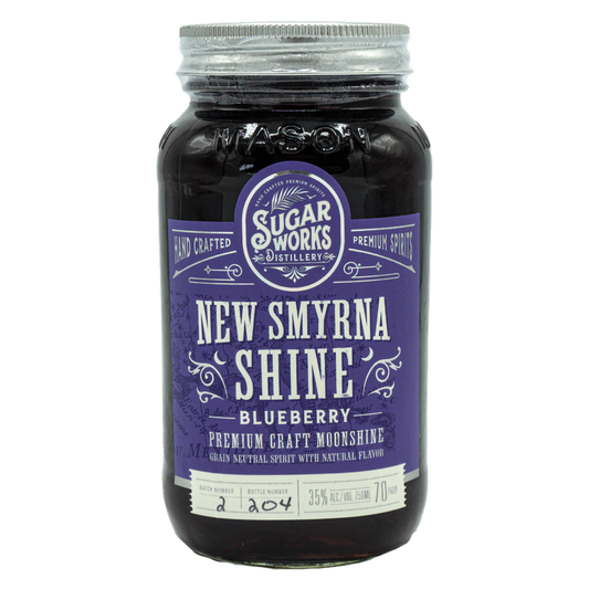 Sugar Works New Smyrna Shine Blueberry Moonshine 750ml (100 Proof)