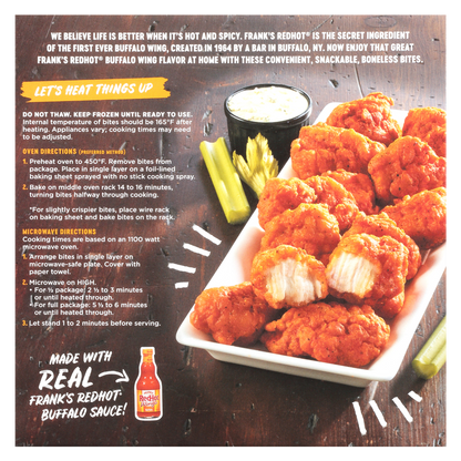 Frank's RedHot Buffalo Boneless Chicken Bites 15oz