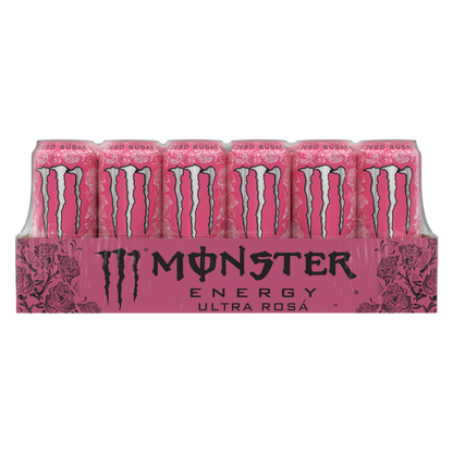 Monster Zero Ultra Rosa Energy 24pk 16oz Can- XL