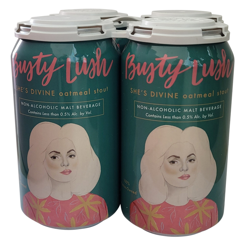 Busty Lush She's Divine Oatmeal Stout Non-Alcoholic 4pk 12oz