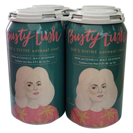 Busty Lush She's Divine Oatmeal Stout Non-Alcoholic 4pk 12oz