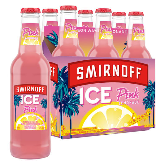Smirnoff Ice Pink Lemonade 6pk 11.2oz Btl