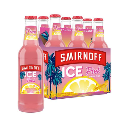 Smirnoff Ice Pink Lemonade 6pk 11.2oz Btl