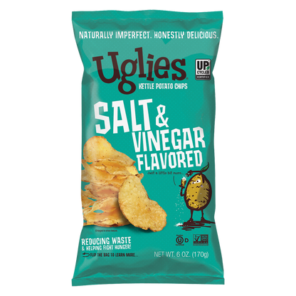 Uglies Salt & Vinegar Kettle Cooked Potato Chips 6oz