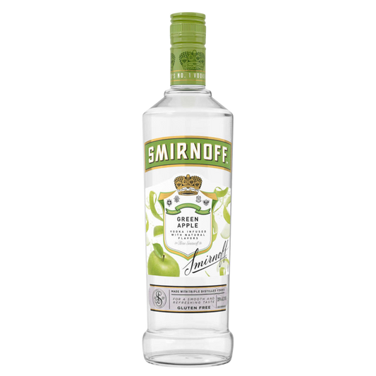 Smirnoff Green Apple Vodka 750ml (70 Proof)