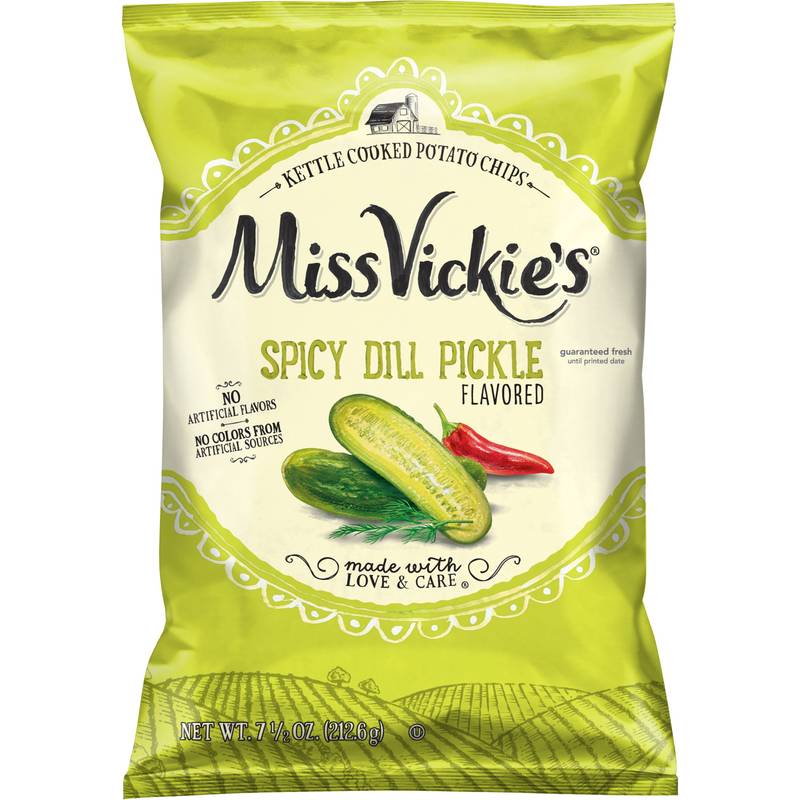 Miss Vickies Spicy Dill Pickle 7.5oz 