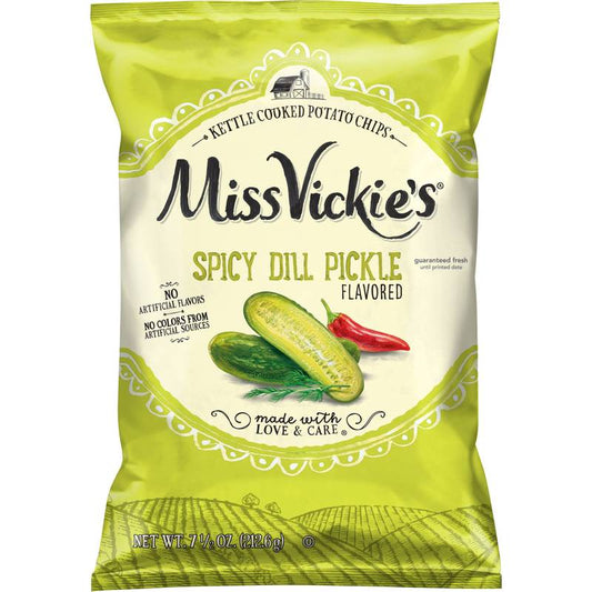Miss Vickies Spicy Dill Pickle 7.5oz 