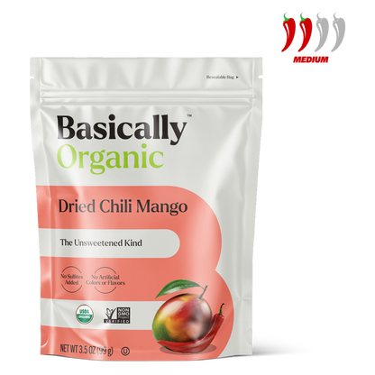 Basically Unsweetened Organic Dried Chili Mango
