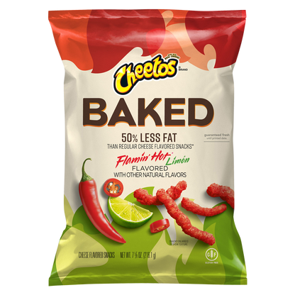 Cheetos Baked Flamin' Hot Limon 7.625oz