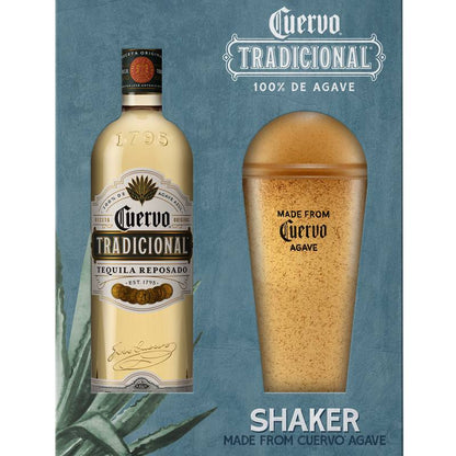 Jose Cuervo Tradicional Reposado with Shaker Tequila 750ml (80 Proof)