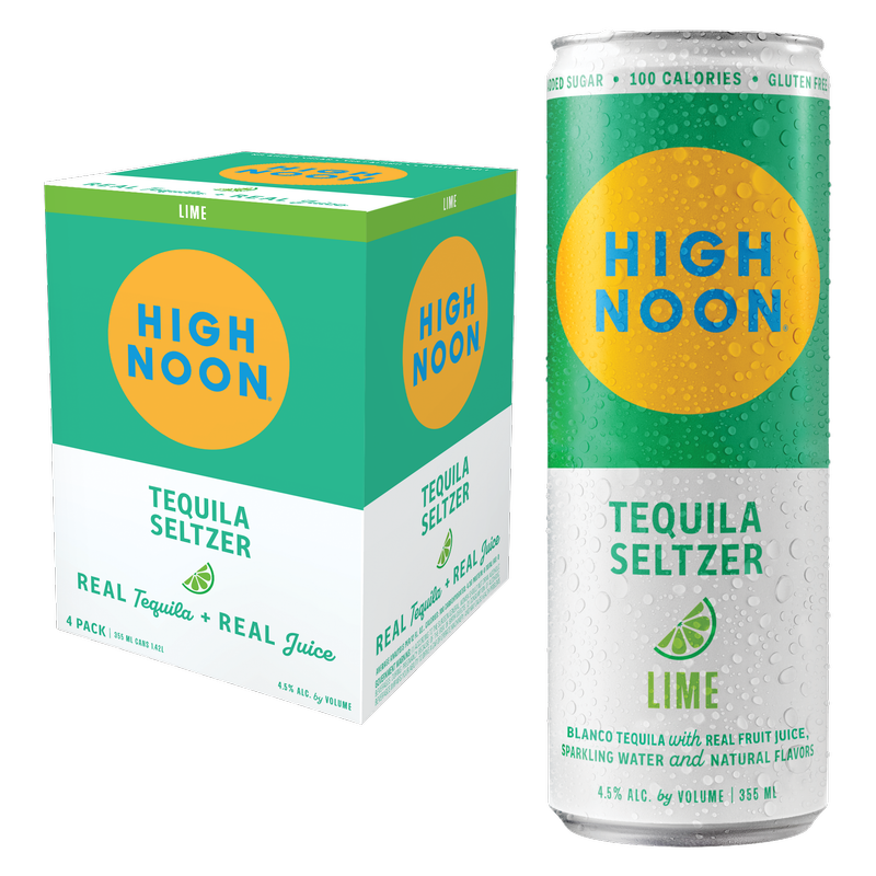 High Noon Lime Tequila Seltzer 4pk