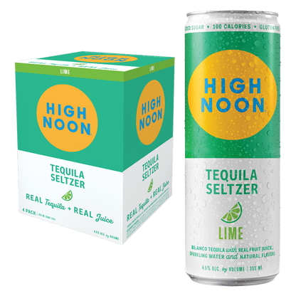High Noon Lime Tequila Seltzer 4pk
