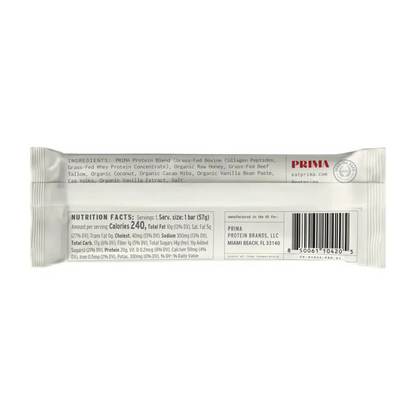 Prima Protein Bar, Cookie Dough, 2oz