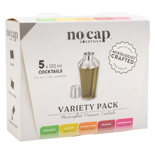 No Cap Cocktails Variety Pack 5pk 100ml