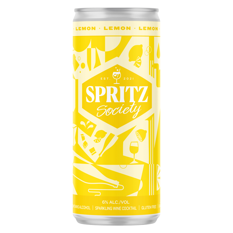 Spritz Society Lemon 4pk 250ml Can 6.0% ABV