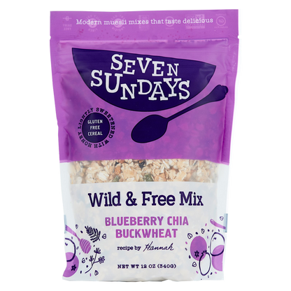 Seven Sundays Wild & Free Blueberry Chia Muesli 12oz Bag
