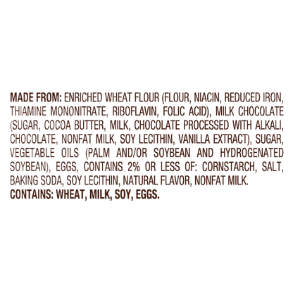 Milano Milk Chocolate Cookies 6oz