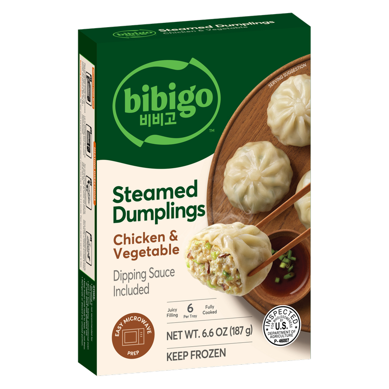 Bibigo Steamed Dumplings Chicken and Vegetable