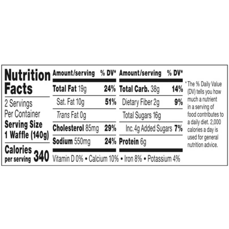 Nordic Waffles Berries & Cream Waffle Sandwich 2ct