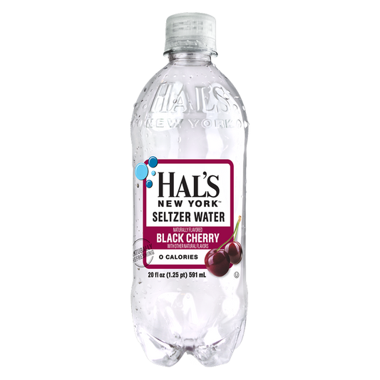Hal's New York Black Cherry Seltzer 20oz