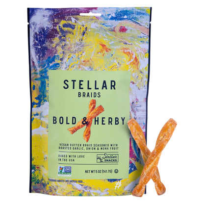 Stellar Snacks Bold & Herby Pretzels, 5oz