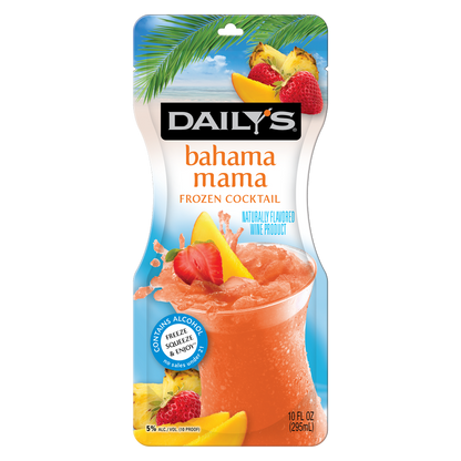 Dailys Bahama Mama Ready to Drink Single 10oz Pouch 5% ABV