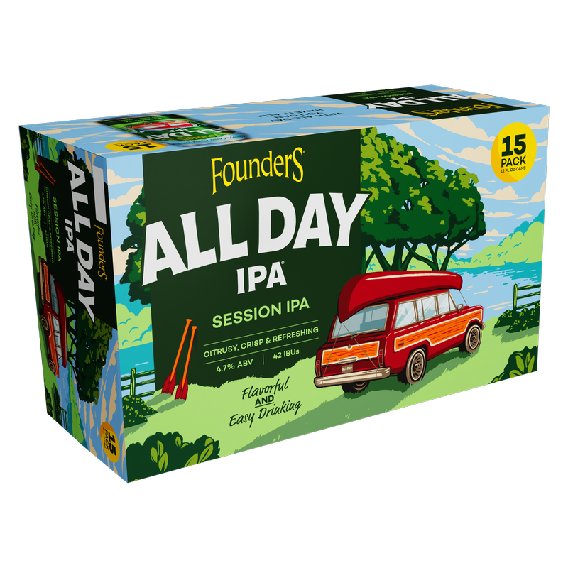Founders All Day IPA 15pk 12oz Cans 4.7% ABV
