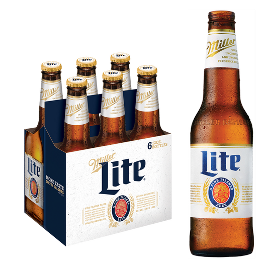 Miller Lite 6pk 12oz Btl 4.2% ABV