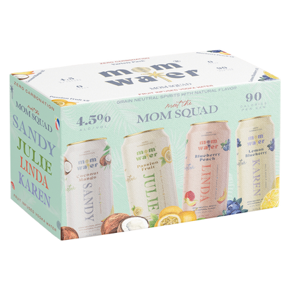 Mom Water Mom Squad Variety Pack 8pk 355ml Can 4.5% ABV