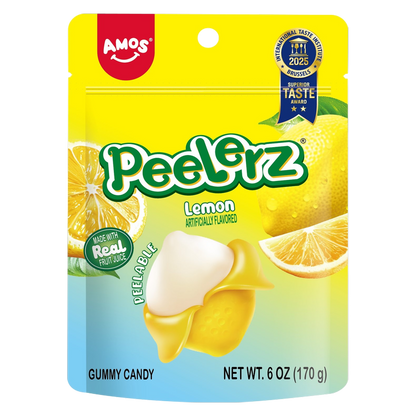 Amos Peelerz Gummy Lemon, 6 oz