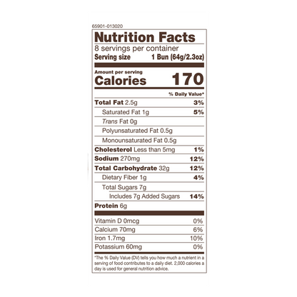 Nature's Own Perfectly Crafted Frozen Brioche Style Hamburger Buns - 8ct/18oz