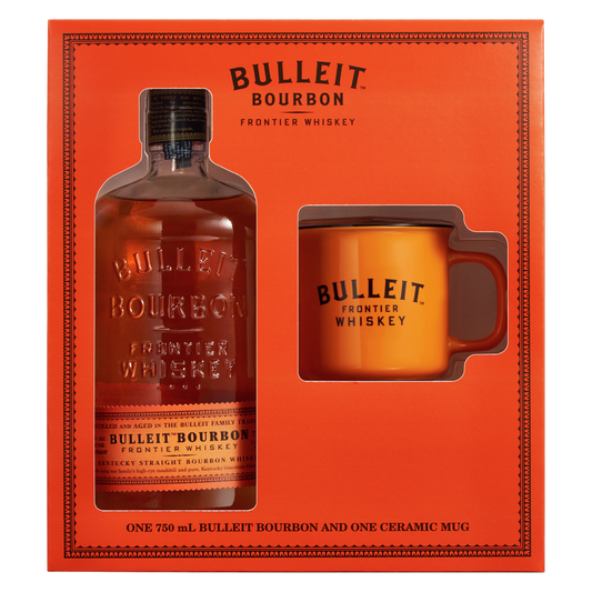 Bulleit Bourbon Whiskey Gift 750ml (90 Proof)