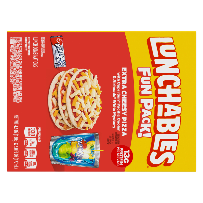 Lunchables Extra Cheesy Pizza with Capri Sun - 10.6oz