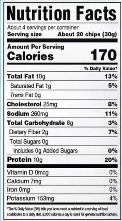 WILDE Sea Salt & Vinegar Protein Chips, 1.34oz