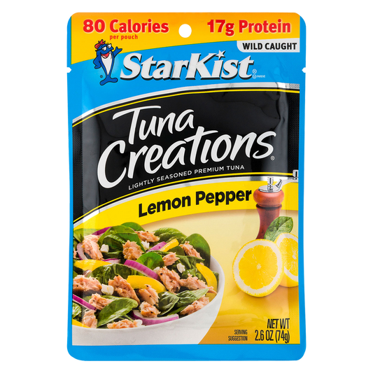 StarKist Tuna Creations Lemon Pepper Seasoned Tuna in Pouch 2.6oz