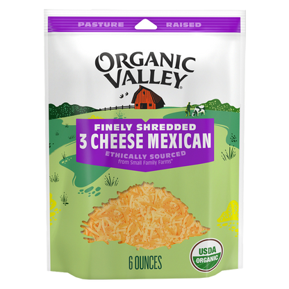 Organic Valley Mexican Blend Finely Shredded Cheese - 6oz