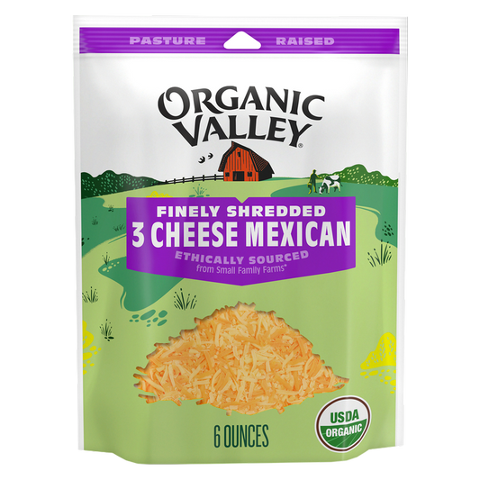 Organic Valley Mexican Blend Finely Shredded Cheese - 6oz