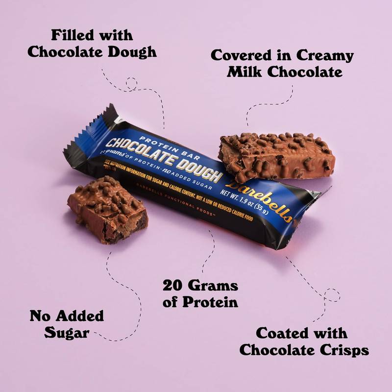 Barebells Chocolate Dough Protein Bar Case 12 CT