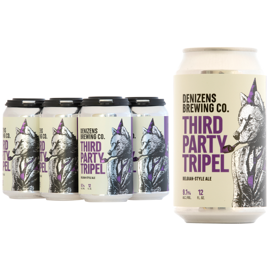Denizens Third Party Tripel 6pk 12oz Can 9.1% ABV