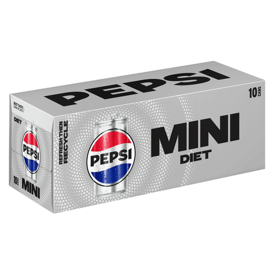 Diet Pepsi 10pk 7.5oz Mini Can