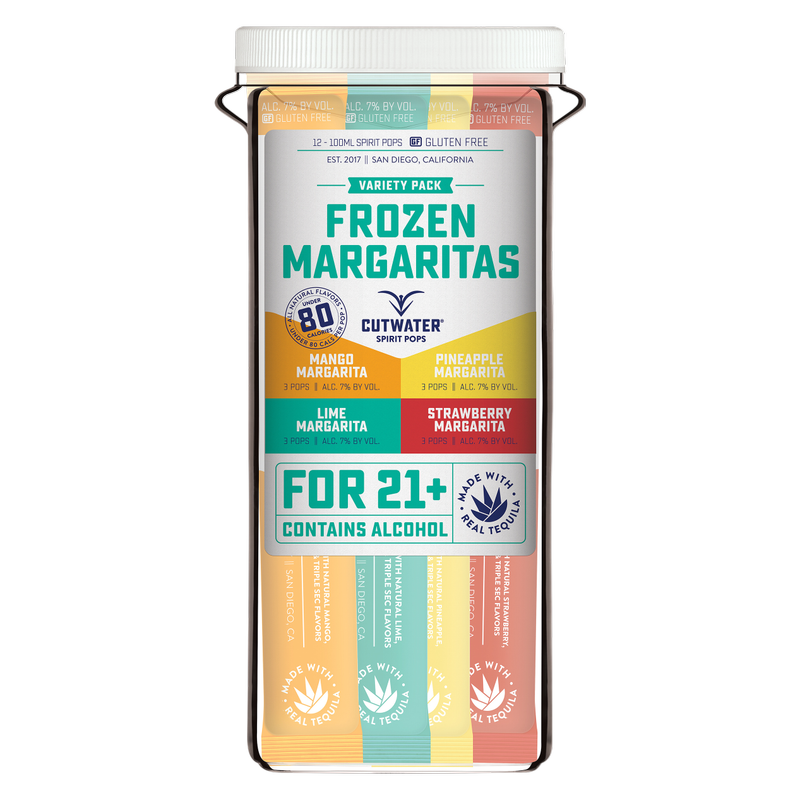 Cutwater Frozen Margarita Pops 12pk 100ml